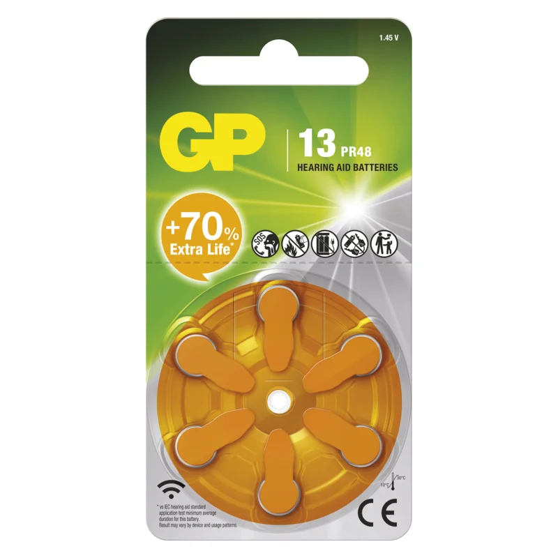 GP BATÉRIA DO NASLÚCHADIEL ZA13F 6BL 1 ks