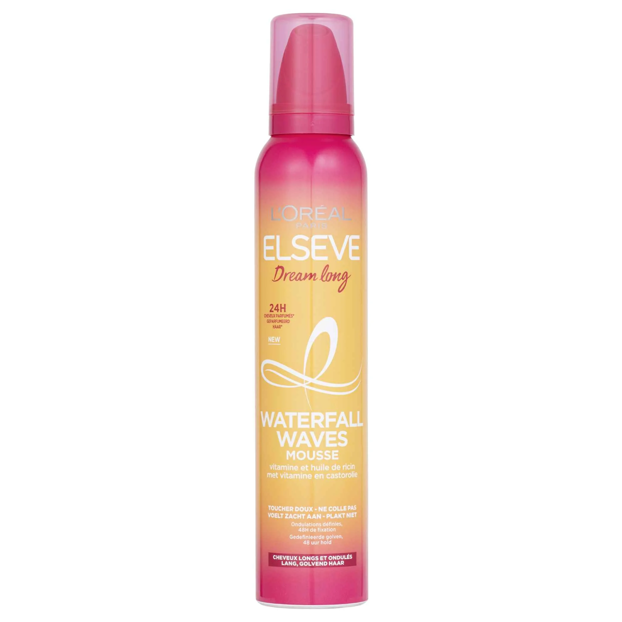 L´Oréal Paris Elseve Dream Long Waterfall Waves Mousse, 200 ml 1×200 ml, penové tužidlo