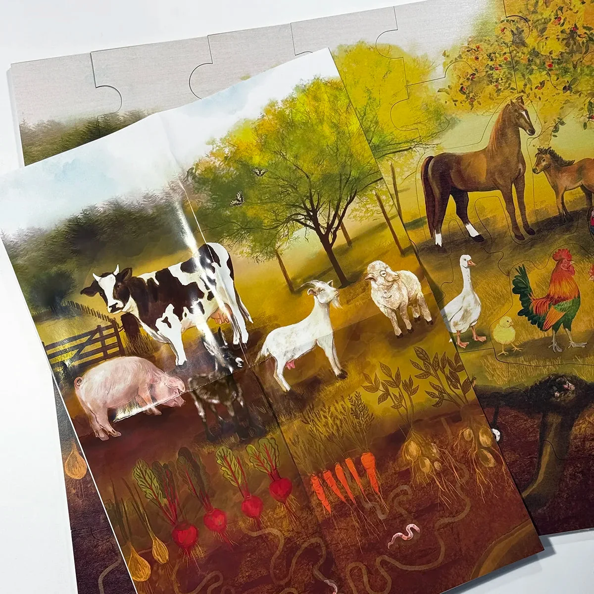 Podlahové puzzle - Farma