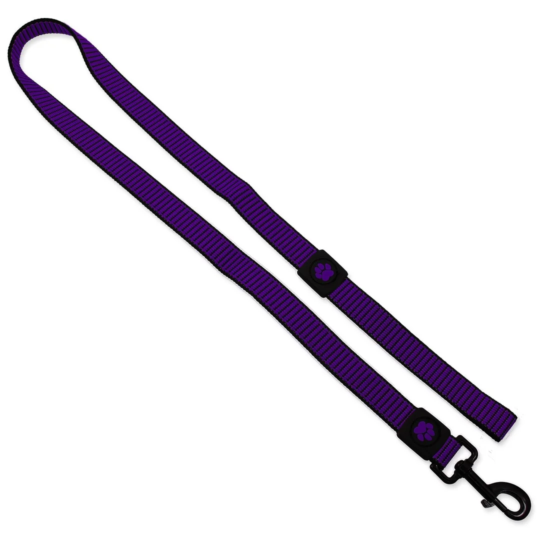 Vodítko Active Dog Strong M fialové 2x120cm