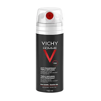 VICHY Homme Dezodorant v spreji 72h 150 ml sprej, citlivá pokožka (M0682600) 1x150 ml