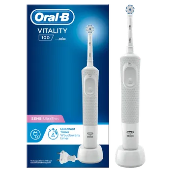 Oral B Elektrická kefka Vitality White Sensi ultrathin 1×1 ks, elektrická zubná kefka