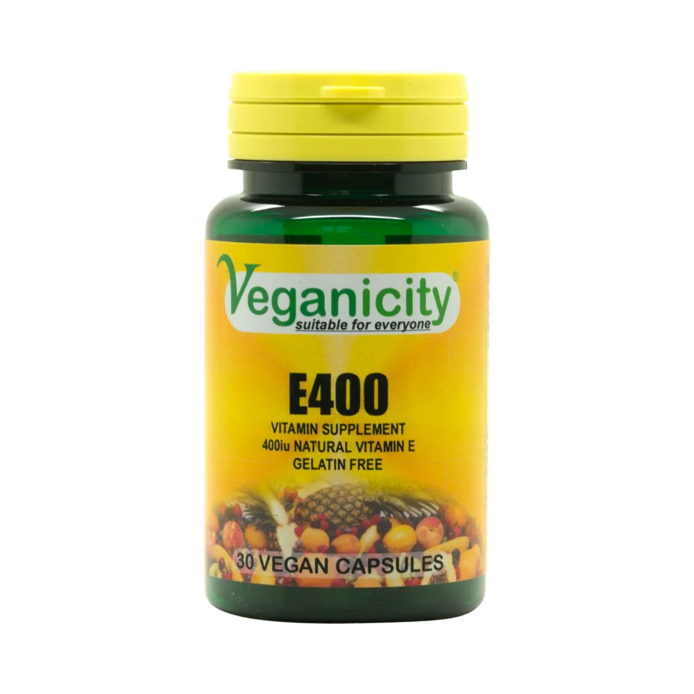 Veganicity E400 - Vitamín E, 30 vegan kapsúl
