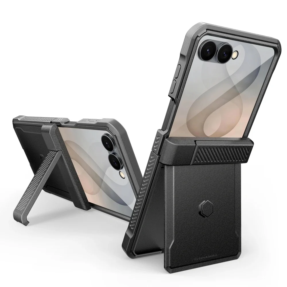 Tech-Protect Kevlar kryt na Samsung Galaxy Z Flip 8, čierny