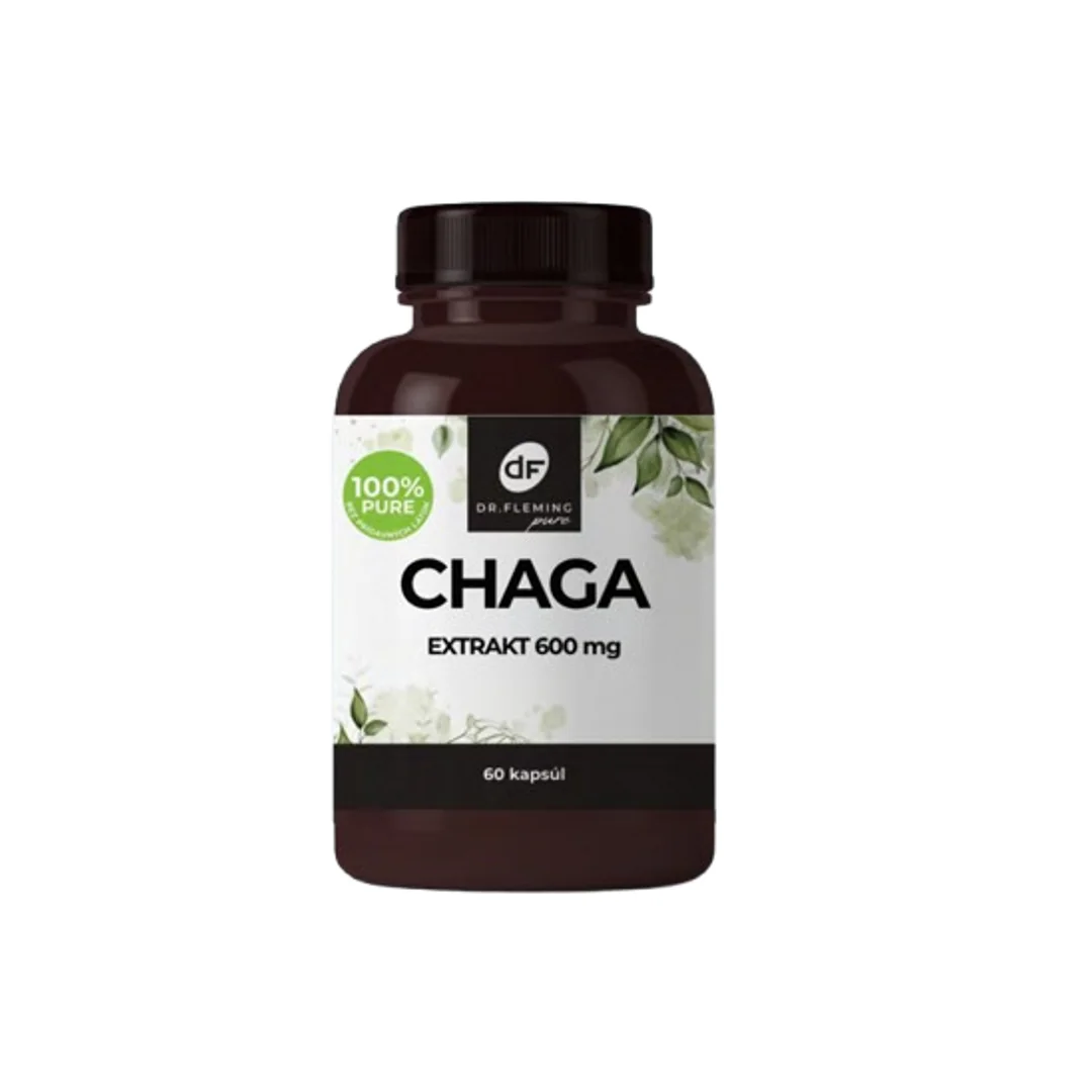 DR. FLEMING Chaga extrakt 600 mg 40% 60 kapsúl