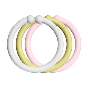BIBS Loops krúžky  haze/meadow/blossom 1×12ks