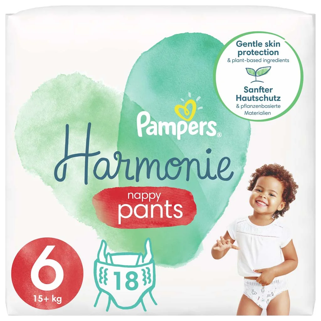 Pampers Harmonie Pants S6 15+ kg 1×18 ks, plienky