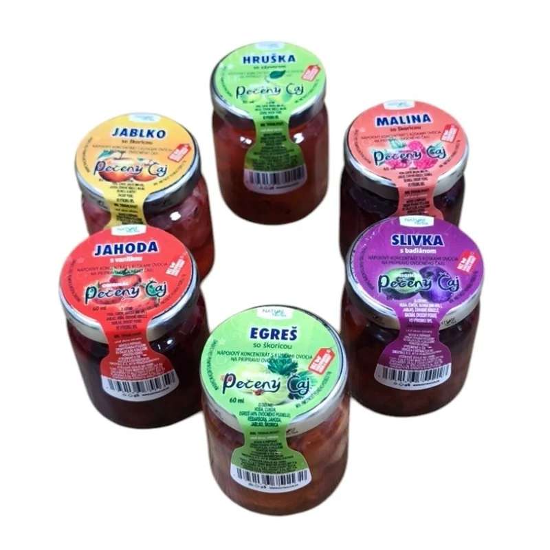 Pečený čaj 60ml BABIČKINA ZÁHRADA 24ks 6 príchutí pečeného čaju x 4ks (24x60ml)
