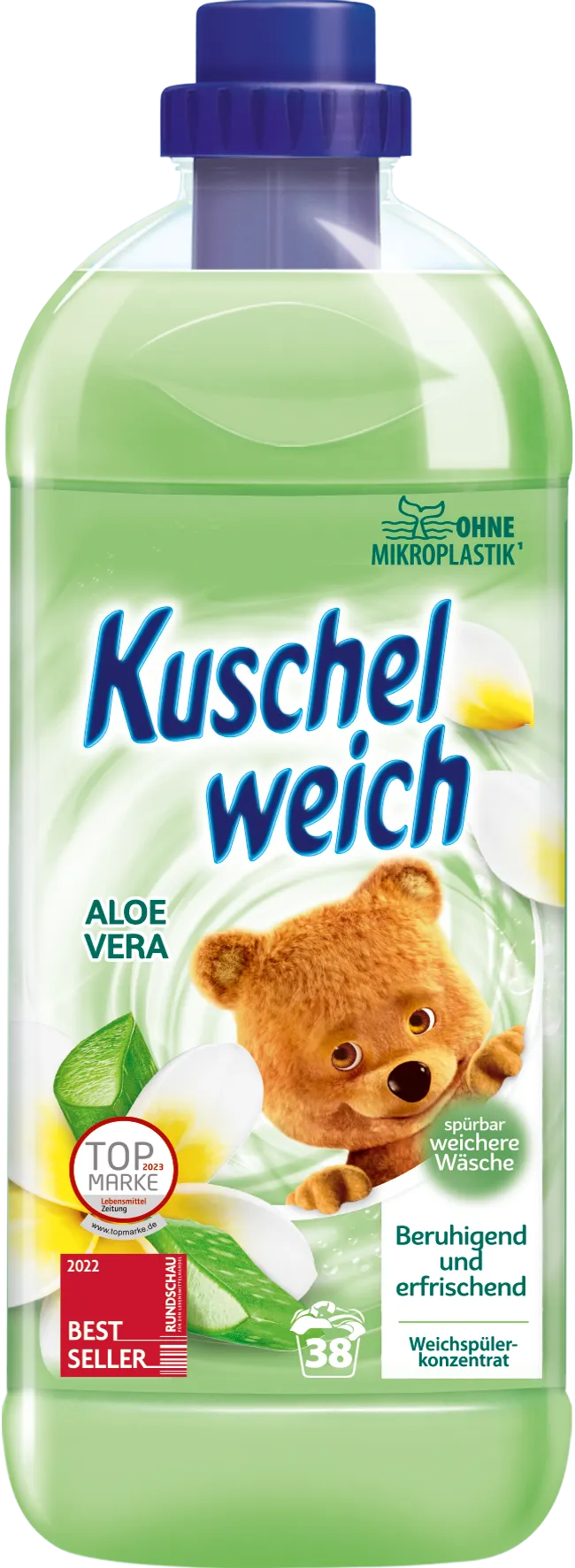 Kuschelweich aviváž - Aloe vera, 38 praní