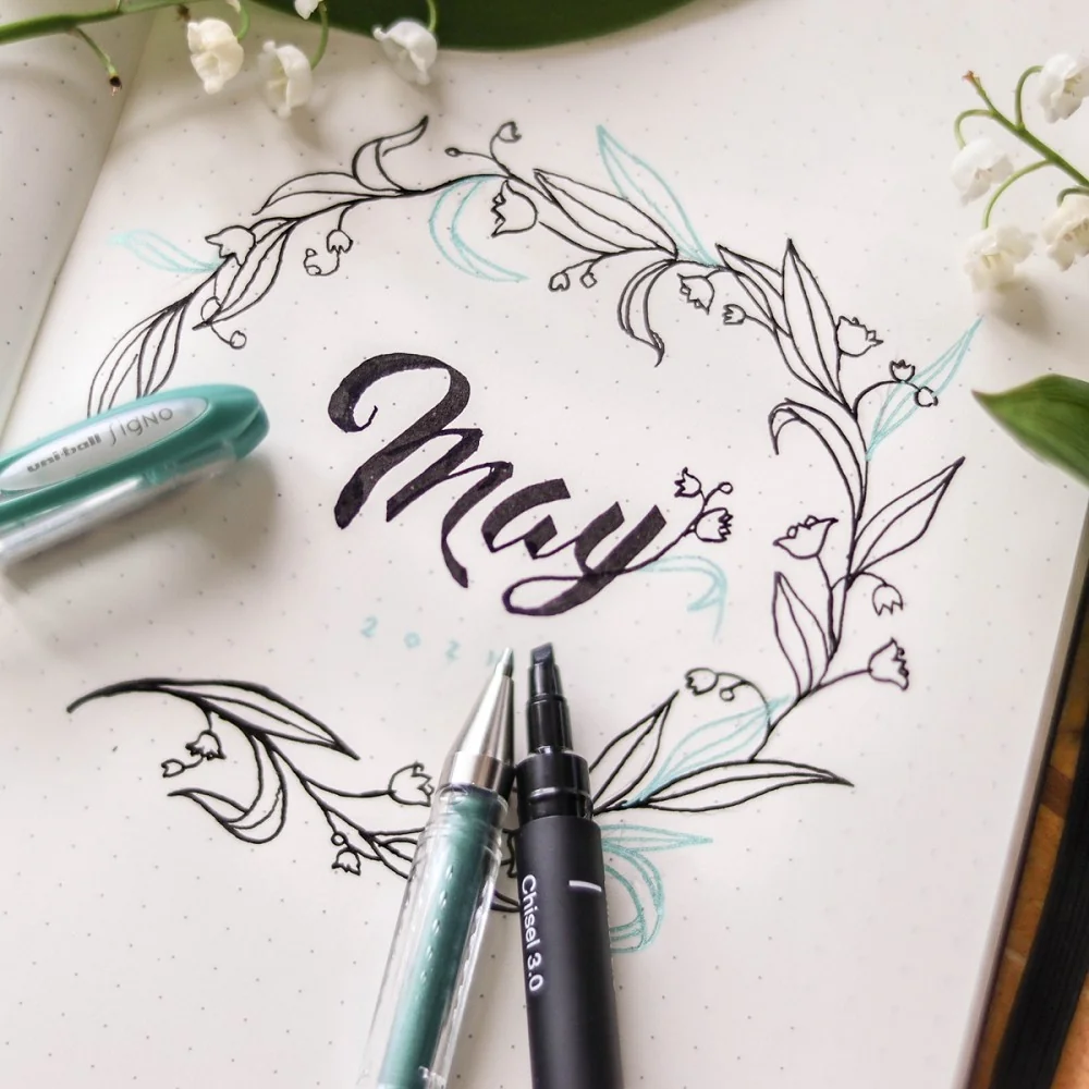 Sada linerov PIN Creative writing, čierna 5 ks v balení
