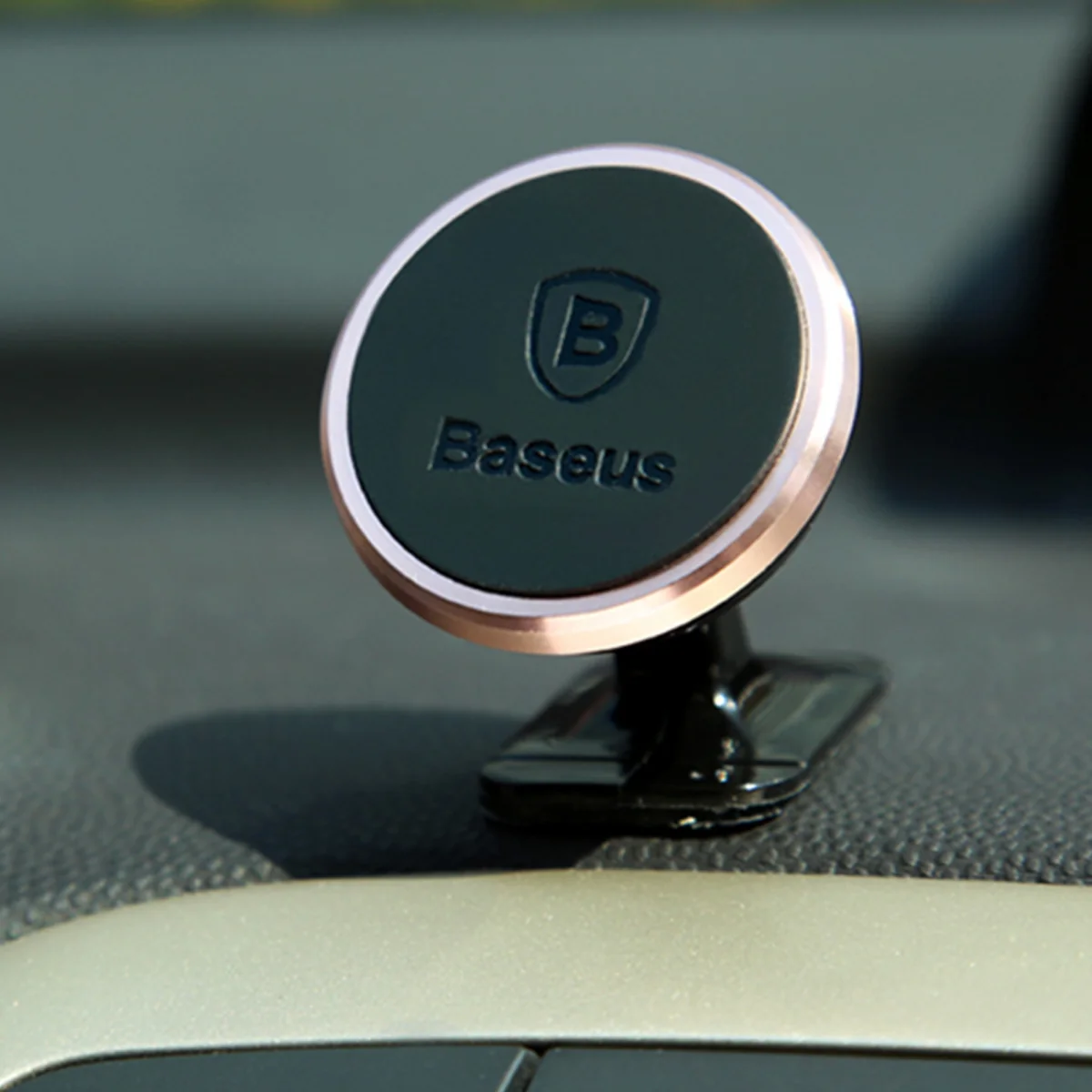 Baseus 360 magnetický držiak na mobil do auta, strieborný