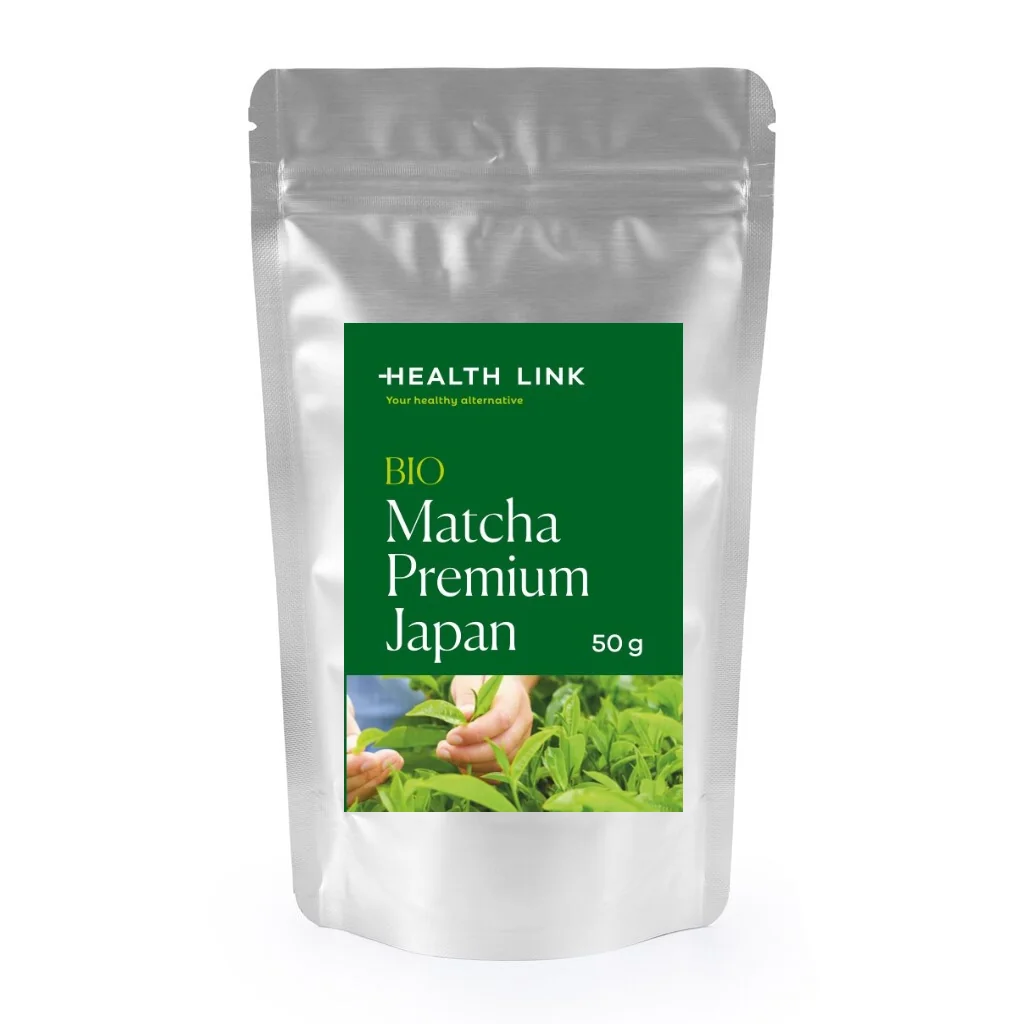 HEALTH LINK BIO Matcha Japan prášok prémium 1×50 g, matcha prášok