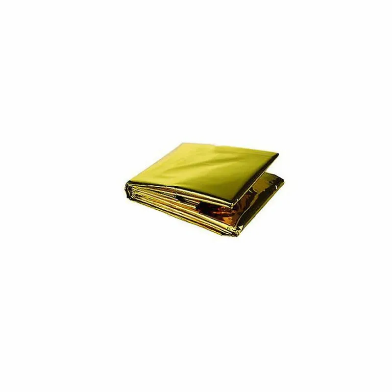 CARINE Núdzová deka - Izotermická, strieborno-zlatá, 210x160cm, 25ks 1×1 ks