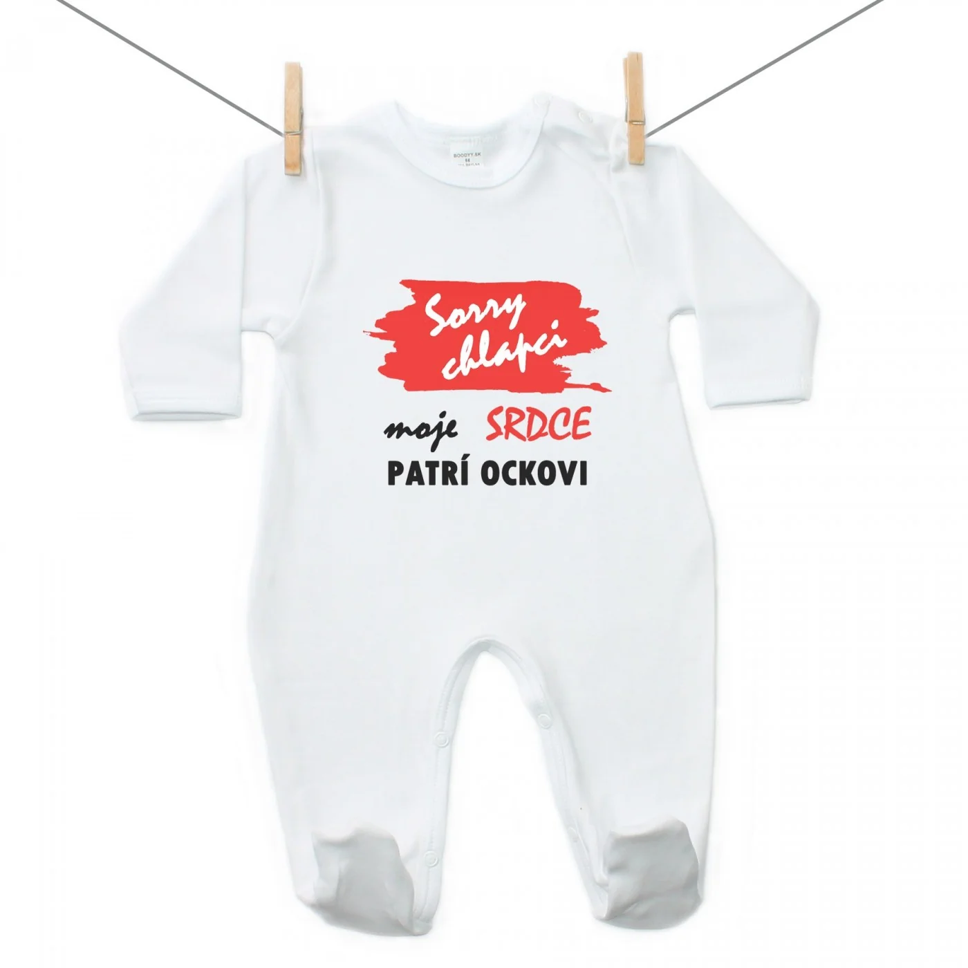 Boodyy Overal Sorry chlapci moje srdce patrí ockovi Veľkosť: 62