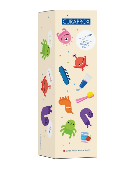 CURAPROX DAR.KRABICKA DETSKA+ZK BABY 1 set
