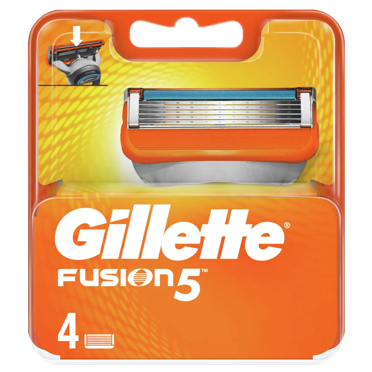 Gillete Gillette Fusion 4 NH 1×4 ks, náhradné hlavice