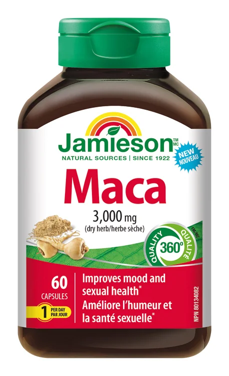 Jamieson Maca 3000mg 60 cps