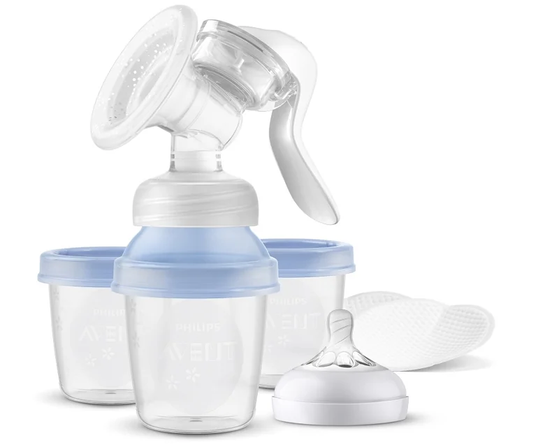 Philips AVENT Odsávačka materského mlieka manuálna s VIA systémom 1×1 ks, odsávačka mlieka