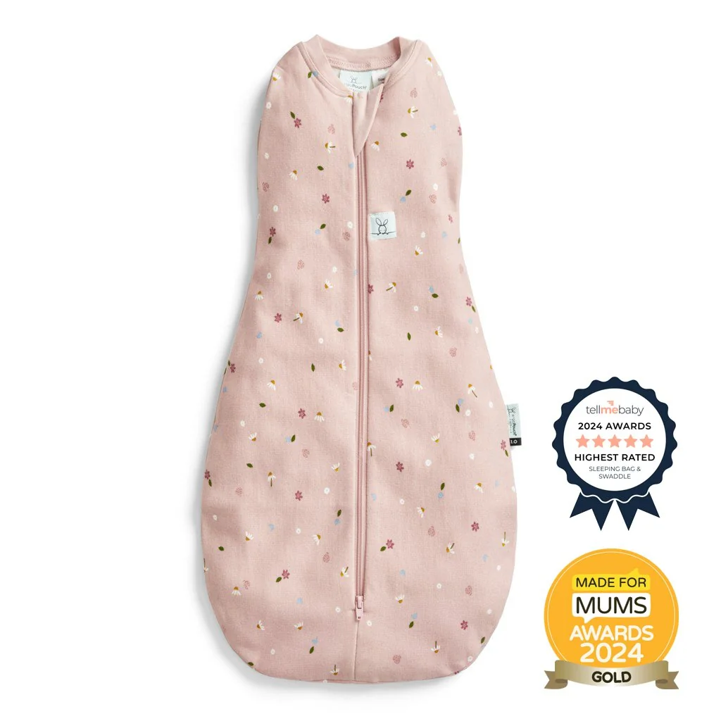 Zavinovačka a vak na spanie 2v1 Cocoon Daisies 6-12 m, 8-10 kg, 0,2 tog