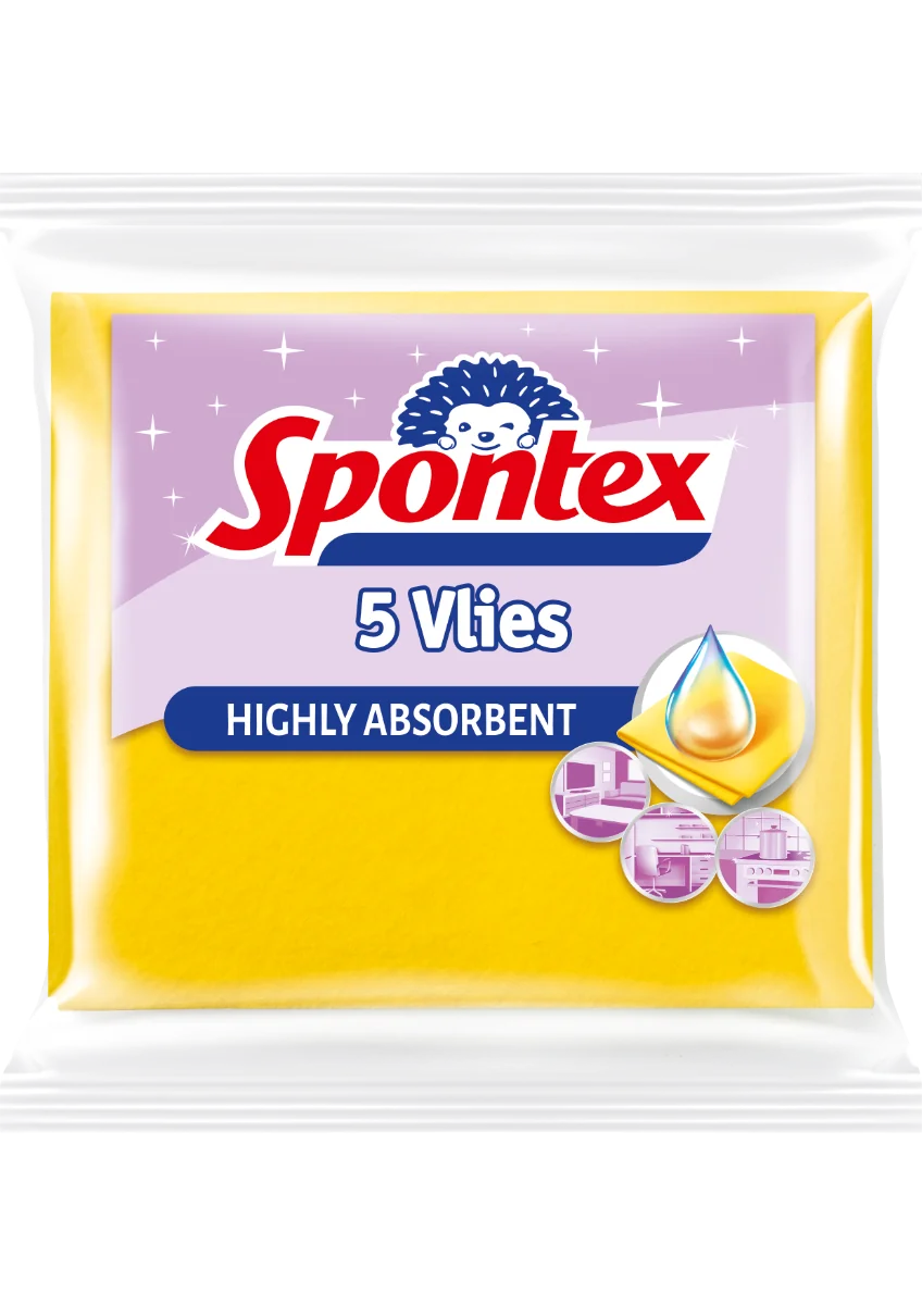 Spontex VLIES utěrka 5 ks 1×5 ks, utierka