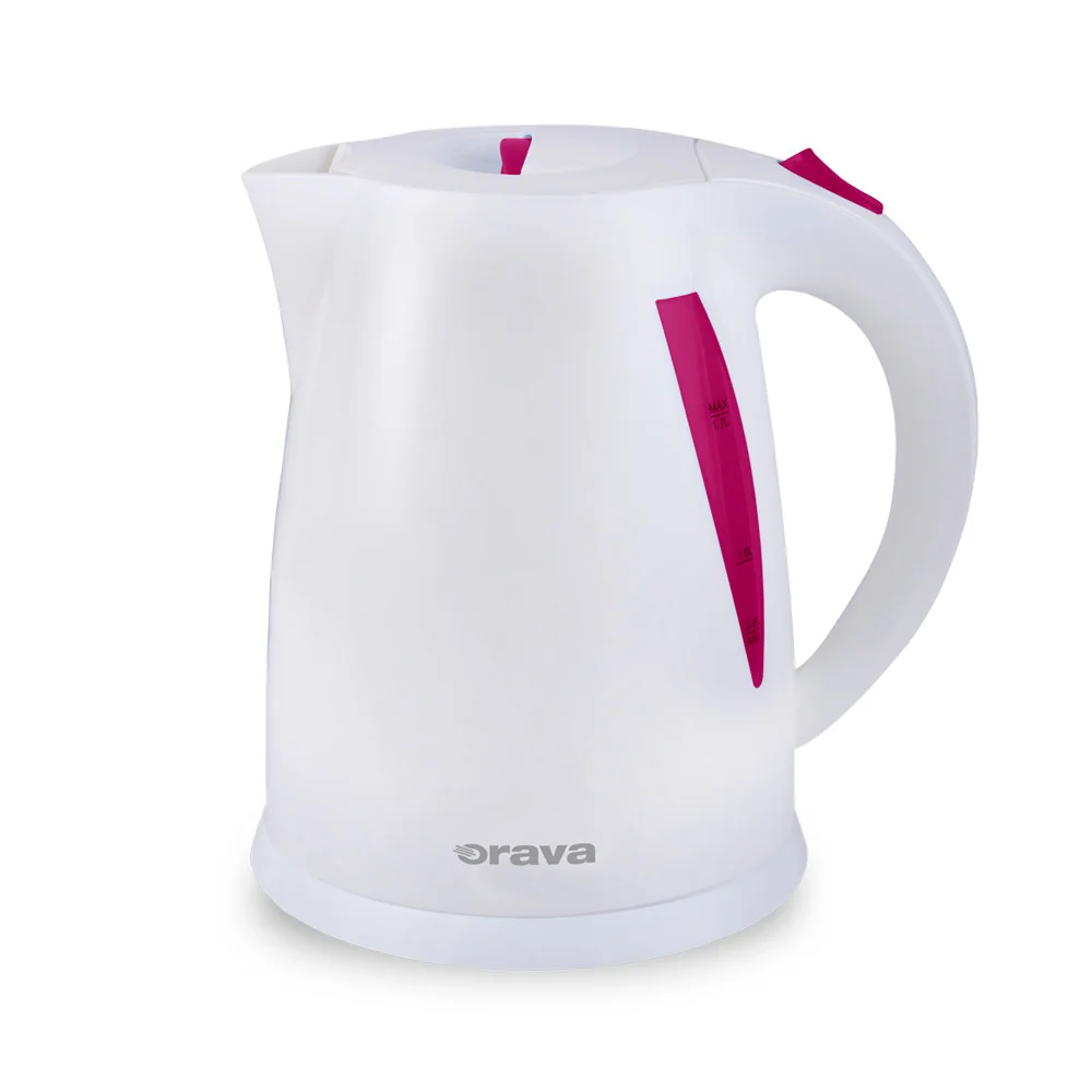 Varná kanvica 1,7 l, bielo-ružové