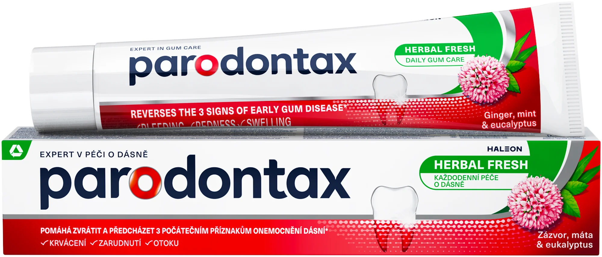 PARODONTAX zubná pasta HERBAL FRESH 1×75ml, zubná pasta