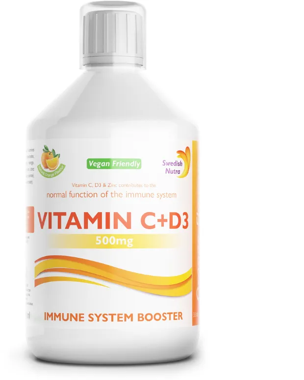 IMUNITA Vitamín C + D3 + zinok 1×500 ml, 33 dávok v balení