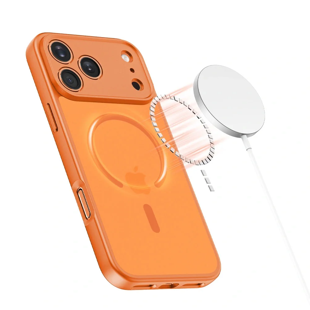 Tech-Protect BasicMag MagSafe kryt na iPhone 17 Pro, oranžový 