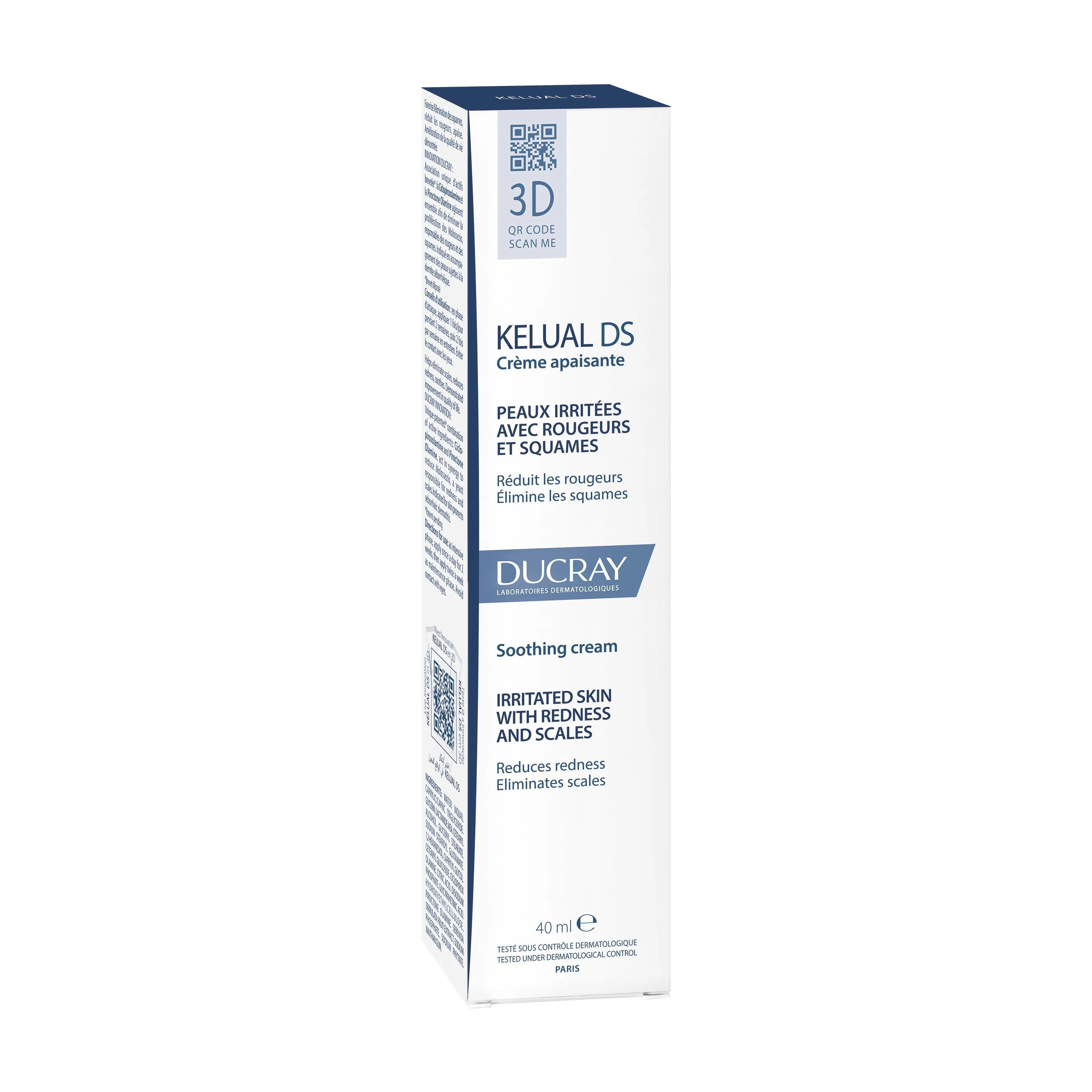 Ducray Kelual DS Upokojujúci krém 1×40 ml, krém