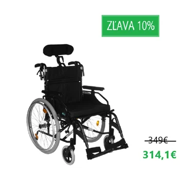REHAFUND RF-3 Cruiser Active Z invalidný vozík s opierkou hlavy 48cm čierny