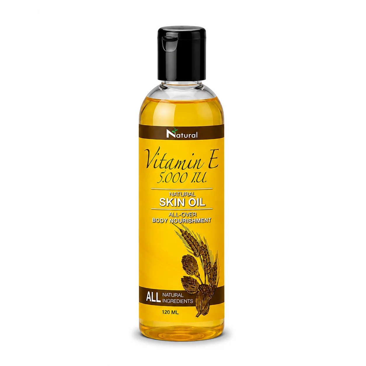 Tekutý vitamín E na pleť - 5000 IU - 120 ml