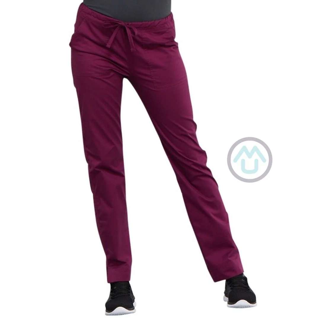 Zdravotnícke nohavice Cherokee Core Stretch BEST - vínové 3XL