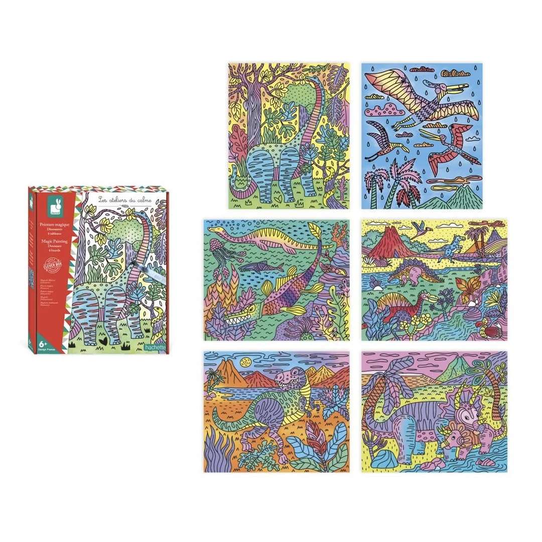 Janod Atelier Maxi Kreatívna sada Maľovanie Dinosaurus od 6 rokov
