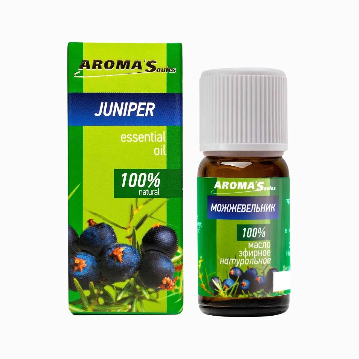 Zmes esenciálnych olejov Borievka/Juniper - 10 ml - Aroma'Saules