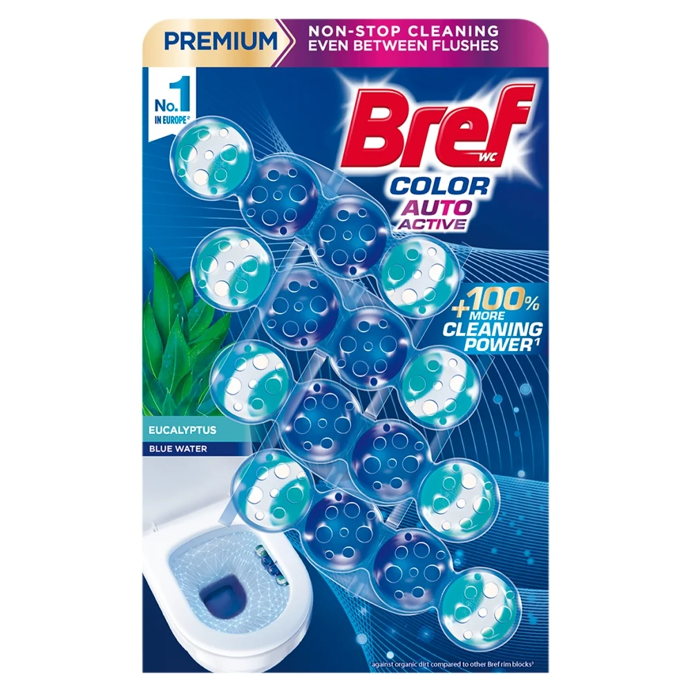 Bref Color Auto Active Eucalyptus WC blok 4×50 g