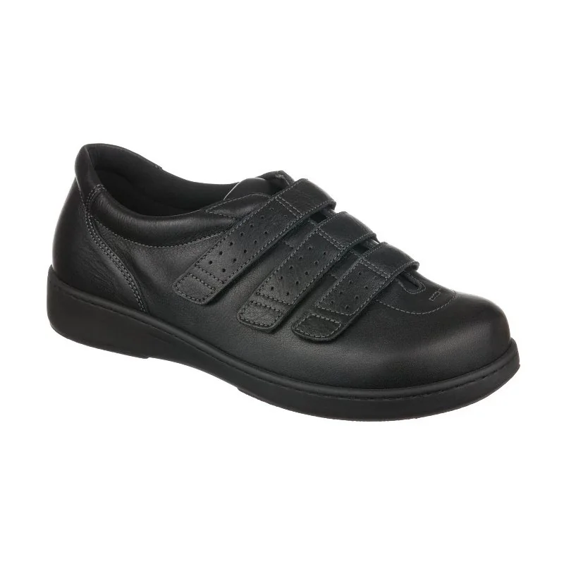 AQUITAINE diabetická poltopánka unisex, čierna, veľkosť: 40