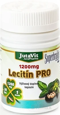 JutaVit Lecitín PRO 1200 1×30 cps, výživový doplnok