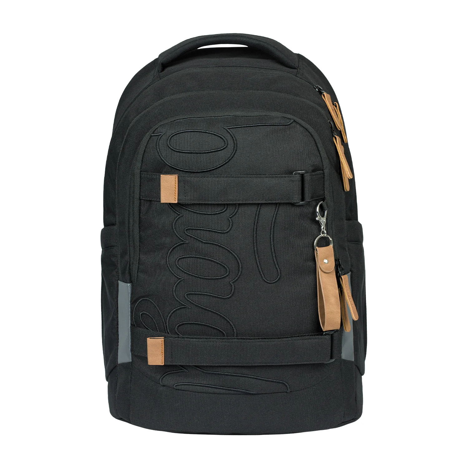 Baagl školský batoh Skate Max Darkness ergonomický, čierny