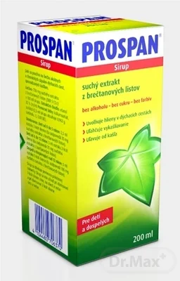PROSPAN Rastlinný sirup proti kašľu 1×200 ml, fľaša