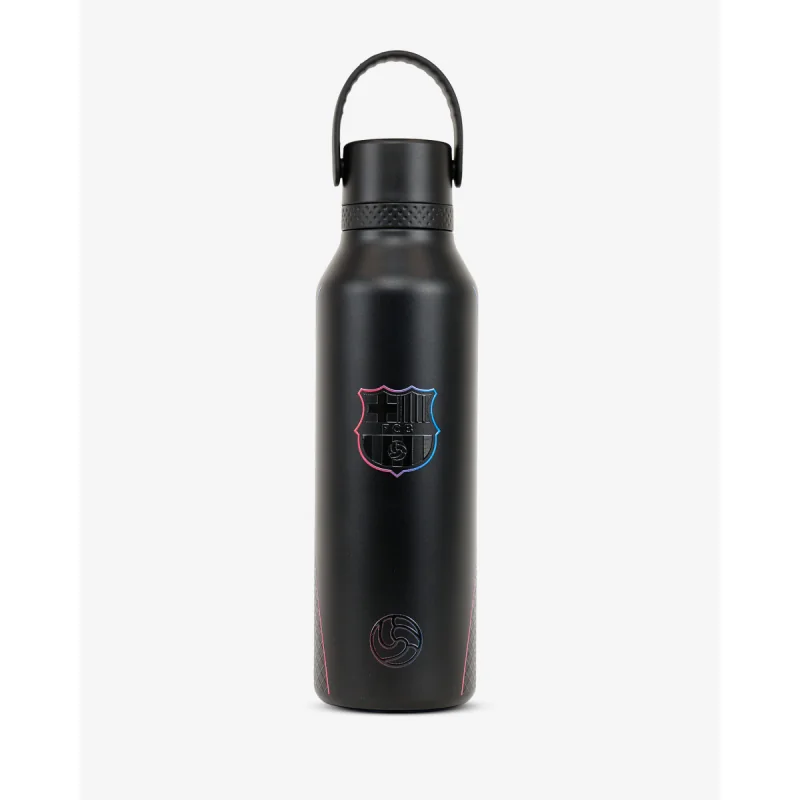 Runbott Mii Nerezová termofľaša s izoláciou – 600ml, FC Barcelona čierna 