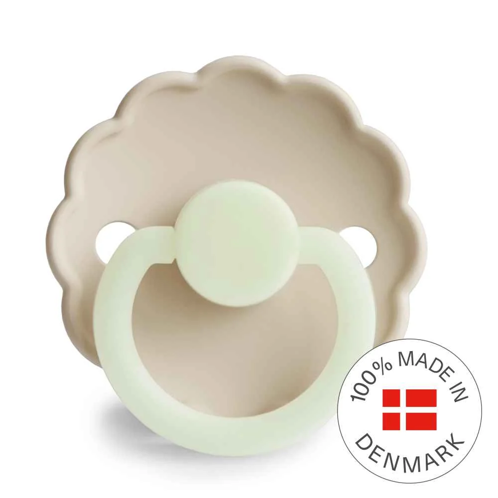 FRIGG Daisy silikónový cumlík Cream Night  6-18 m 1ks 1×1 ks, cumlík