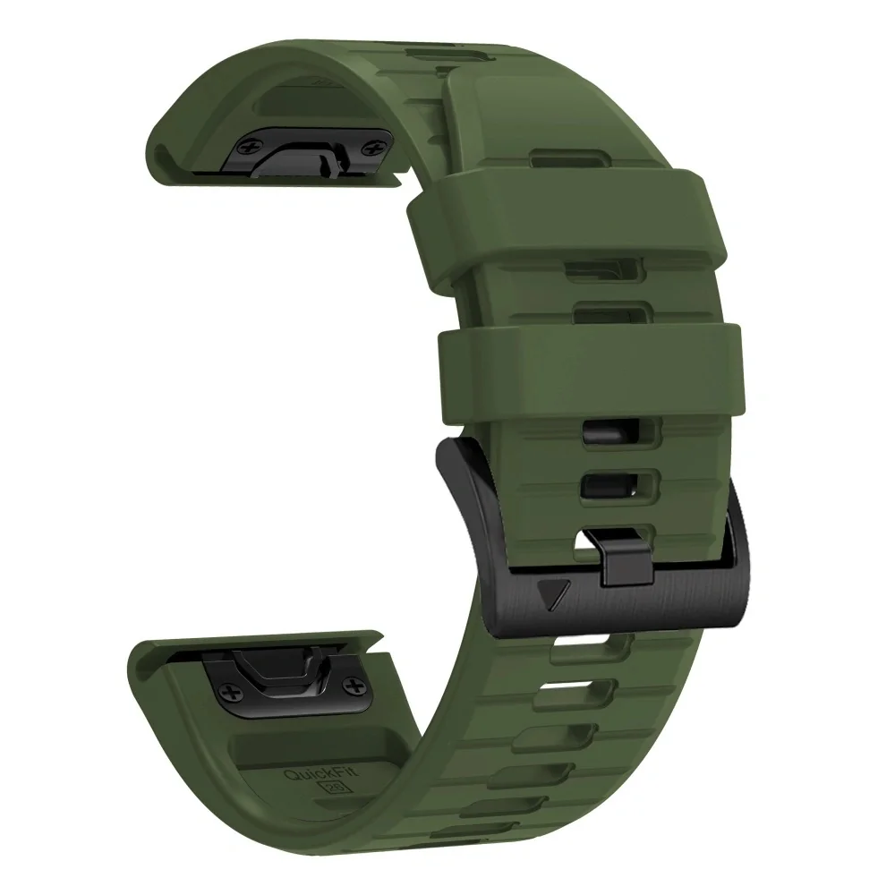Tech-Protect Silicone remienok Garmin QuickFit 22mm, military green