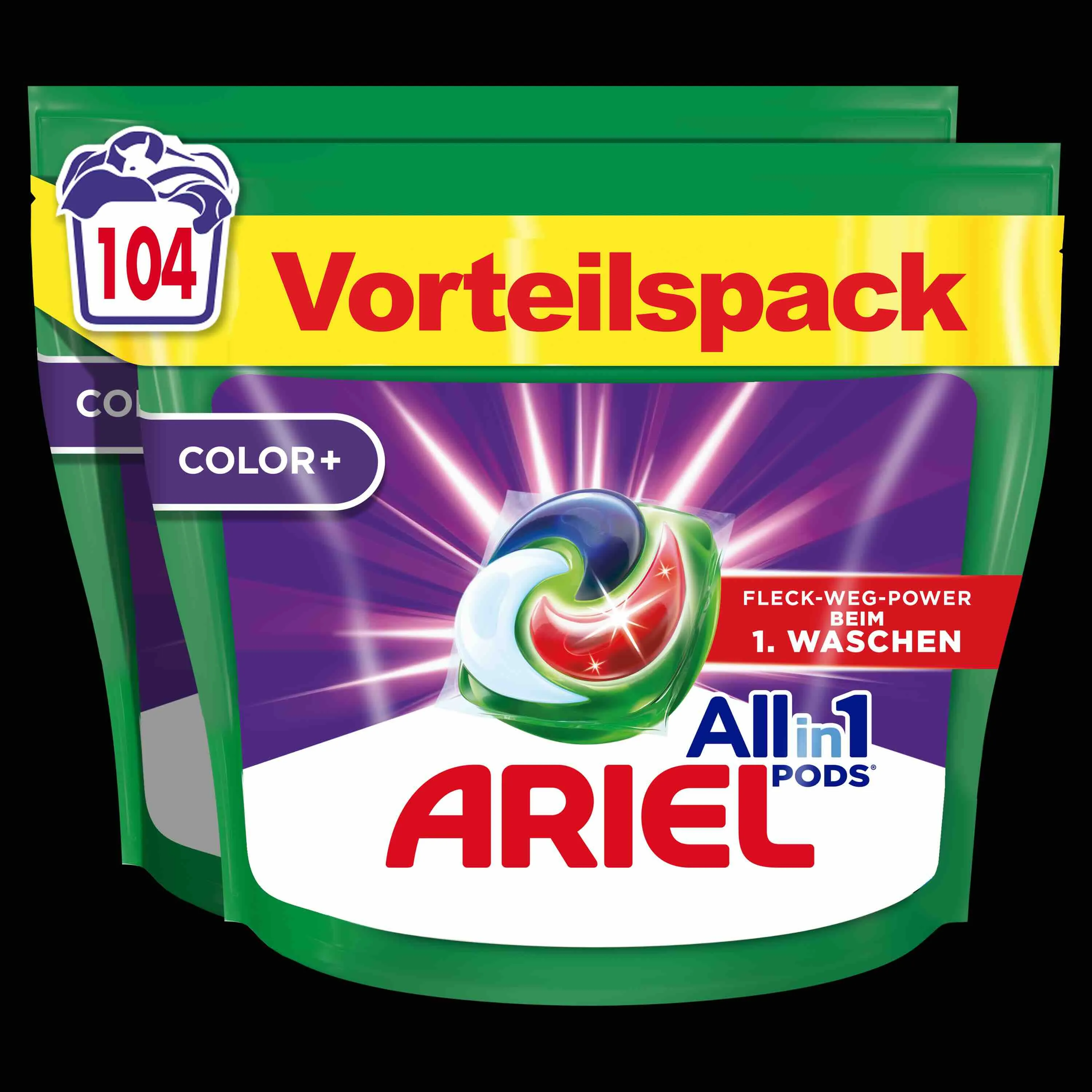 Ariel Gelové tablety 104ks Color+ 1×104 ks, gélové kapsuly