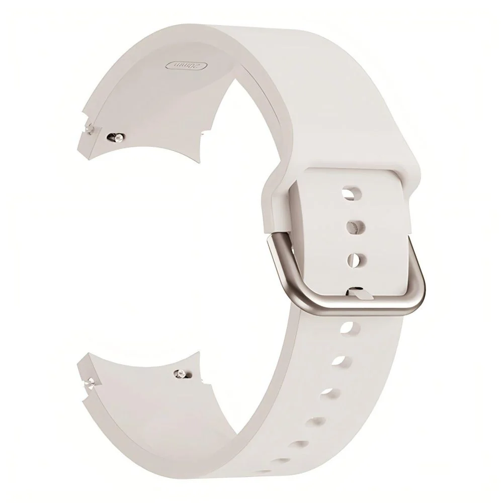 Tech-Protect Silicone remienok na Samsung Galaxy Watch 4 / 5 / 5 Pro / 6 / 7 / FE, starlight 6 / 7 / FE, starlight