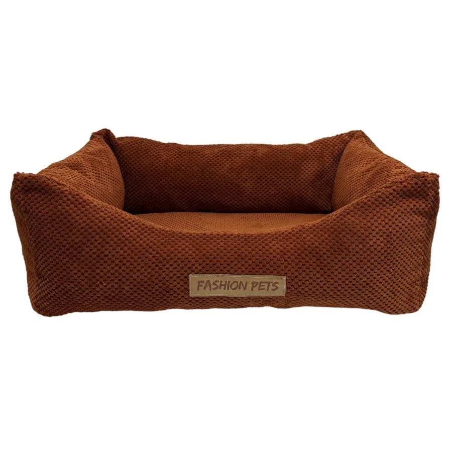 FASHION PETS - SOFA LUX CARLOTTA - 80x50 cm - ORANŽOVÁ