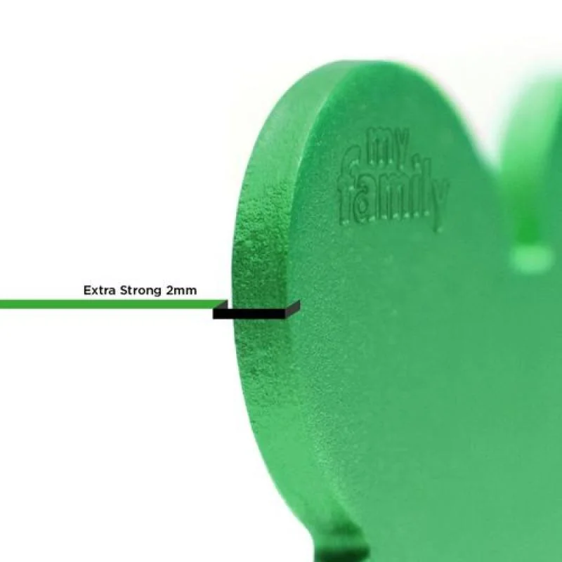 MF BIG ROUND ALUMINUM GREEN 3,93x3,17 cm gravírovateľný prívesok