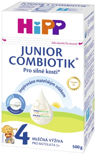 HiPP 4 Junior Combiotik® Batoľacie mlieko 1×500 g, batoľacie mlieko od uk. 2. roka 500 g
