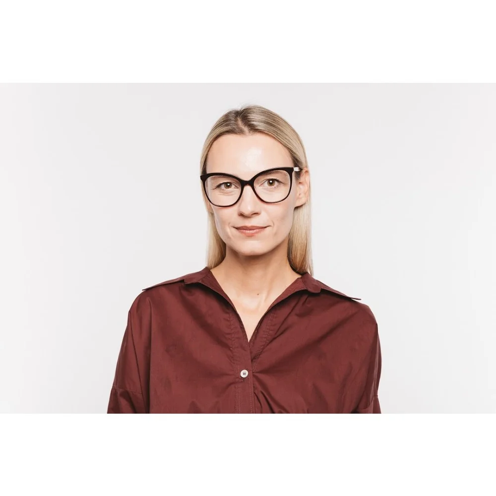 Kohe by eyerim Andrea Burgundy blue-light [non-prescription]