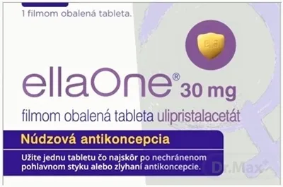 ellaOne 30 mg filmom obalená tableta