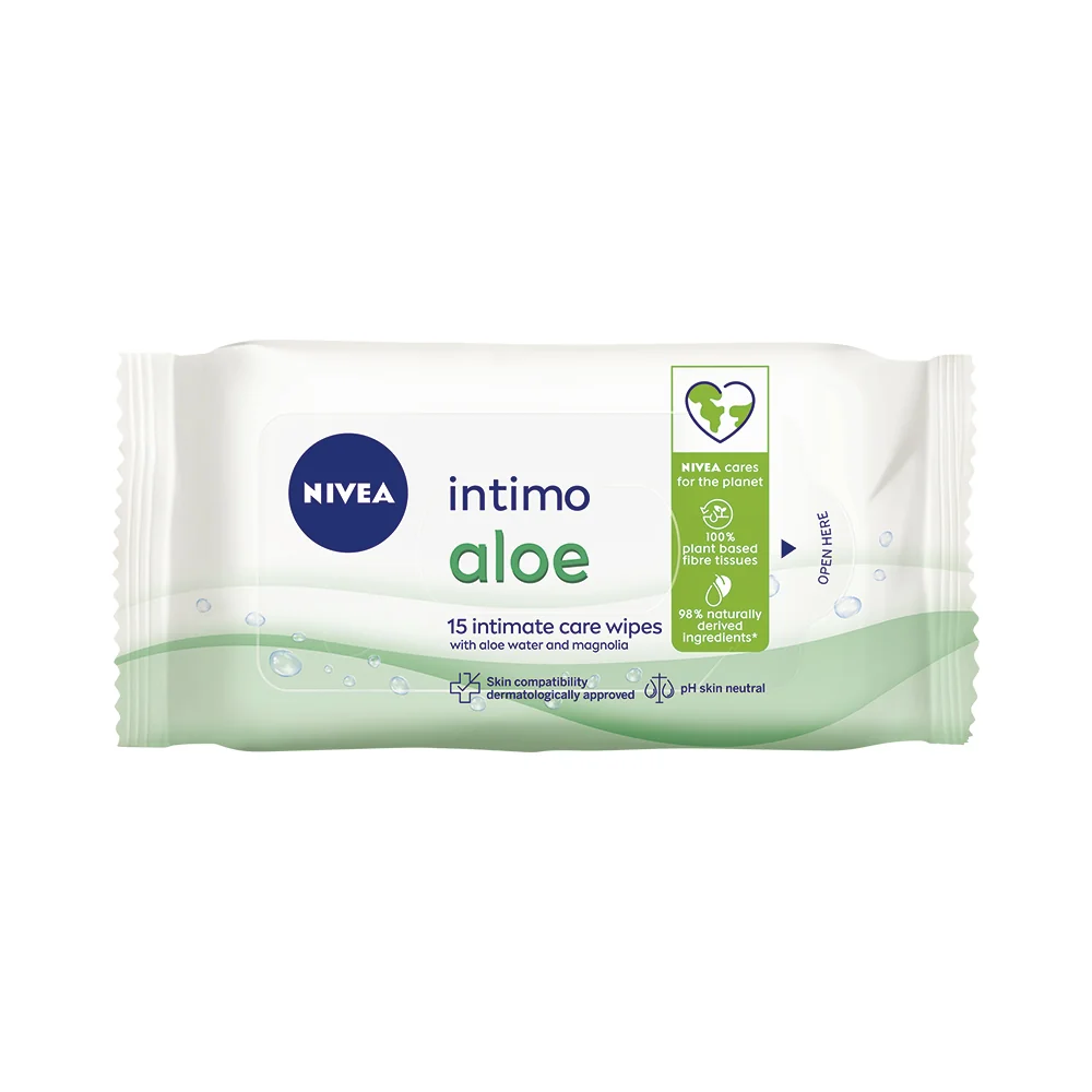 Intimo Aloe Obrúsky na intímnu hygienu 15 ks